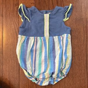 Cat & Jack 18m Blue Striped Romper